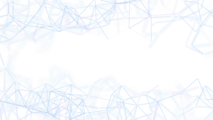Abstract digital connection design. Geometric network on white background. Futuristic, technology, communication, connection. Beautiful, artisti