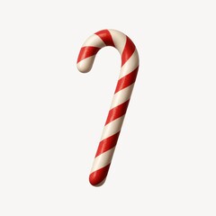 Festive candy cane decoration.
