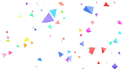 カラフルな紙吹雪の背景素材