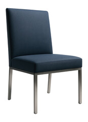 Fototapeta premium A sleek bench with a tall backrest, perfect as a stylish accent for a home office.