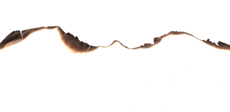Real Burned Hole in white Paper middle PNG - Scorched Edges, Burnt Texture, Distressed Element, or Grungy Frame Overlay, Burnt paper hole, Burn in paper with brown edges and flame - Powered by Adobe