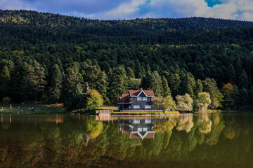 Obraz premium Gölcük nature park in Bolu Türkiye 