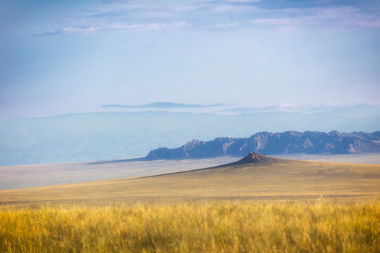 Nature of Eastern Siberia. Ubsunur basin. Republic of Tuva. Russia