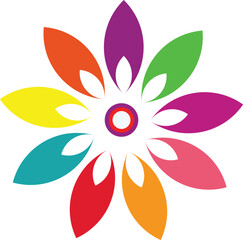 abstract flower vector illustration