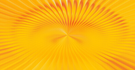 Obraz premium Abstract radial pattern with bright yellow and orange tones