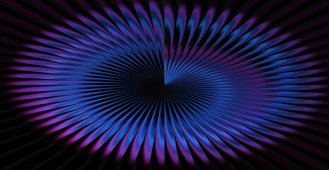 Abstract spiral pattern with blue and purple hues