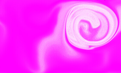 Abstract swirling pink and white fluid art with a soft textured background