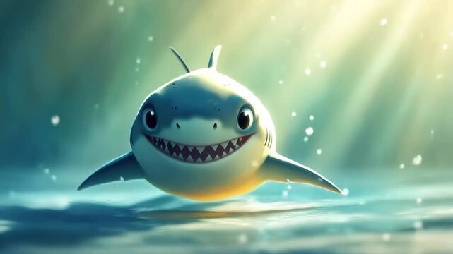 A small fish with big dreams of becoming a powerful shark.