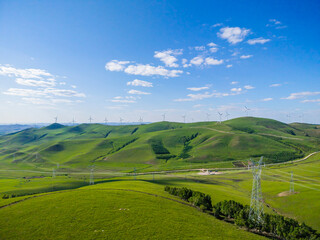 The landscape of the 100-mile road in Hebei Province	