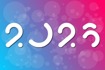 Happy new year - best wishes 2026 with colorful number. Perfect vector for poster banner greeting and new year 2026 celebration.