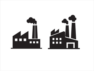 Fototapeta premium Industry and factory line icon set. manufacturing, automation outline collection
