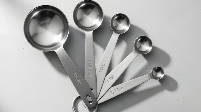 Measuring spoons set.