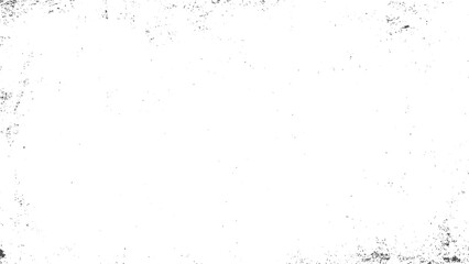 Abstract grunge texture with scratches and dust particles on white background vector. Vintage grunge overlay texture with dirt and grain effect for retro image style. 