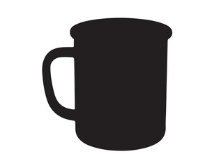  Mug image in silhouette.
