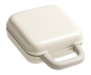 An eco-friendly ceramic sandwich toaster for energy-efficient home cooking.