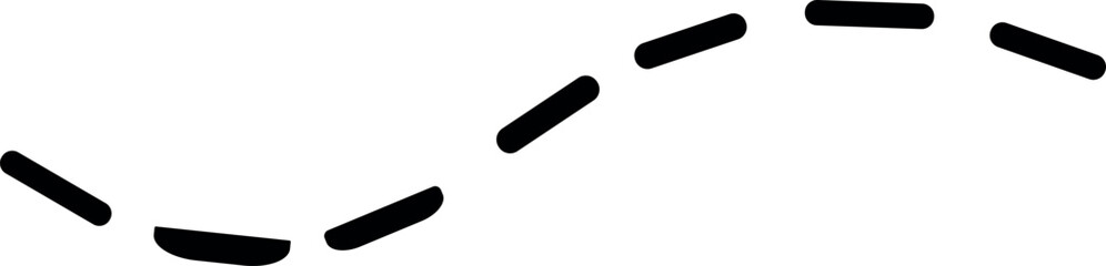A black minimalist silhouette of a swimmer moving through water, representing sports, endurance, and aquatic activity in a clean symbolic style.