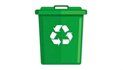 Green Recycle Bin - Promoting Sustainability and Environmental Awareness.