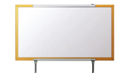 Whiteboard on a transparent background.