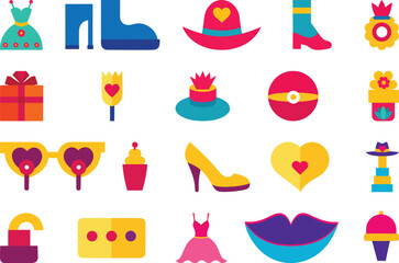 Fashion and beauty icon vector illustration, Clothing icon or vector art design, Modern Fashion vector illustration