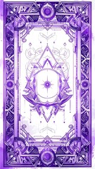 Ornate purple mystical design