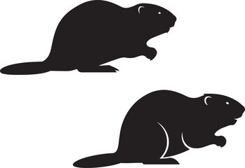 Beaver silhouette