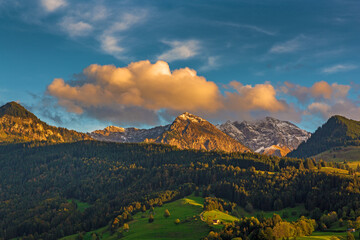Allgäu - Berg - Rotspitz - Herbst - Sonnenuntergang