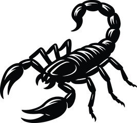 scorpion animal vector illustration for logo