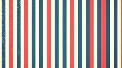 Vintage American Flag Inspired Striped Background with Red, White, and Blue Hues.