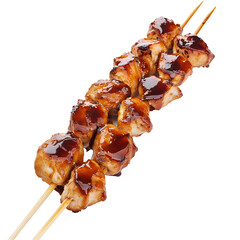 Delicious Grilled Chicken Yakitori Skewer with Teriyaki Glaze