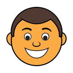 A cheerful face smile icon radiating positivity and approval, symbolizing happiness, satisfaction, and a positive opinion with a friendly and uplifting vibe.
