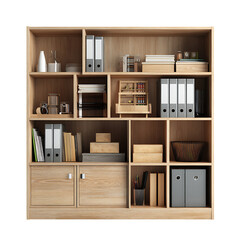 Fototapeta premium Wooden Office Storage