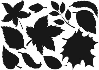 Set of illustrations for postcards, flyers, banners