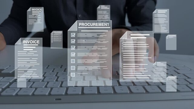 Procurement workflow documentation and efficiency in acquiring services. Includes contracts, purchase orders, bids,compliance records, helping organizations track costs.B2B purchase management.	
