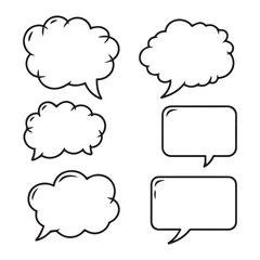 Comic Pop Art Speech Bubbles and Explosion Set