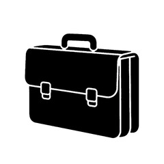 Business briefcase money icon vector