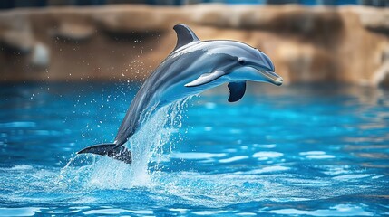 dolphin, sea, animal, water, ocean, blue, mammal, fish, shark, swimming, nature, marine, wildlife, 