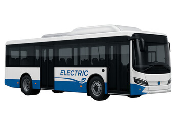 Electric bus providing eco-friendly public transportation service