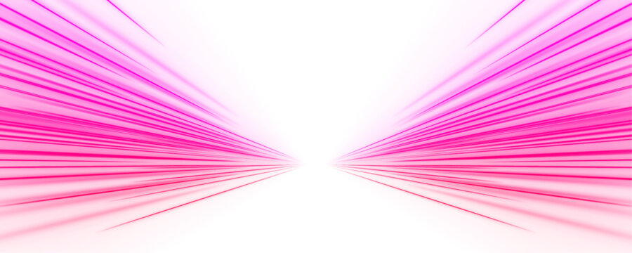 Vibrant pink and purple speed lines flow horizontally with glowing effects in PNG format. The combination of colors adds depth and a modern tech vibe. Great for futuristic digital visuals.