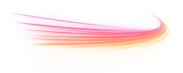 Glowing pink and purple strokes form a swirling data tunnel effect. The radiant twist creates depth and motion, evoking fast digital transmission. Ideal for tech branding. PNG