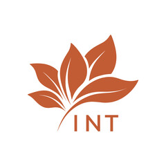 Botanical Nature Logo with Leaves in Brown, INT Later Logo, Abstract Floral Logo for Natural Products

INT leaf logo, INT minimalist logo, INT nature logo, INT botanical design, INT floral emblem, INT