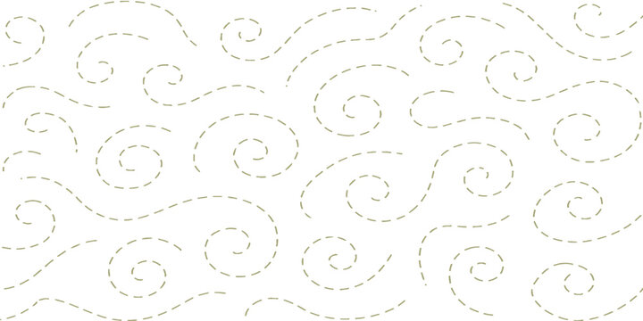 Seamless lace floral vintage border pattern vector illustration for ornamental design