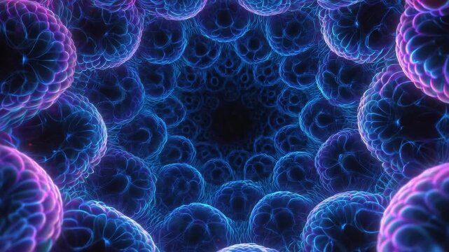 Explore the vibrant world of microscopic cells in stunning detail