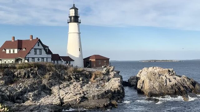 Portland Head Light in Cape Elizabeth, Maine