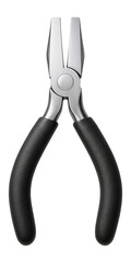 Obraz premium Flat-nose pliers for bending and straightening wires in home electronics repair.
