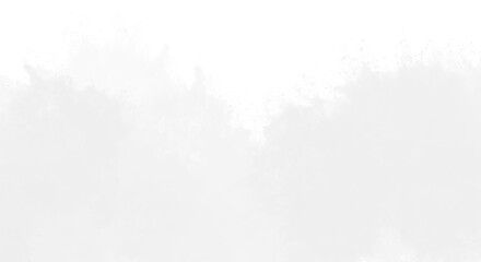 Delicate gray watercolor background with subtle brushstrokes, creating a soft and ethereal atmosphere isolated on transparent background
