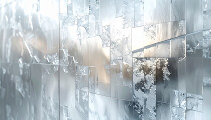 An abstract texture of shattered or broken glass, creating a chaotic and fragmented pattern.