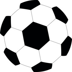 soccer ball, Football isolated on white Background, leather soccer ball, Soccer ball illustration for the web