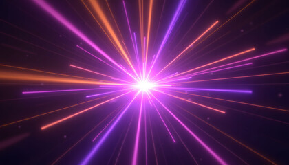 Naklejka premium Abstract burst of light and energy