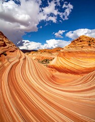 Desert landscape swirls