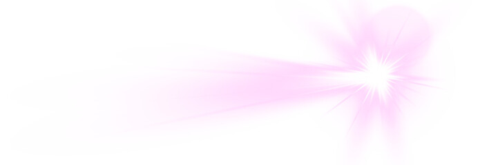 Bright blue light burst with rays and glow effect on transparent background